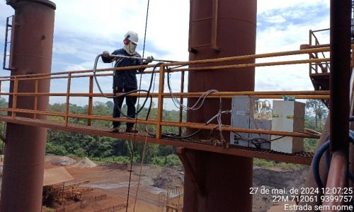 Monitoramento de emissões atmosféricas em fonte estacionária