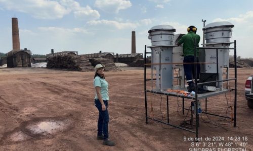 Monitoramento de qualidade do ar área de influencia